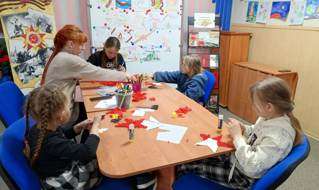«Звезда Победы». Кружок «Волшебные ручки»